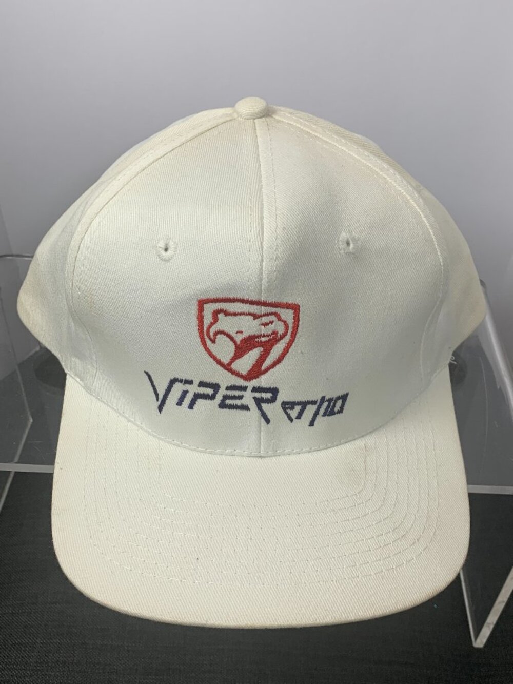 Vintage White Dodge Viper RT/10 Adjustable Cap/Hat